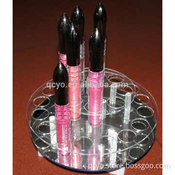 Rotating cosmetic display Clear Acrylic Lipstick Organizer